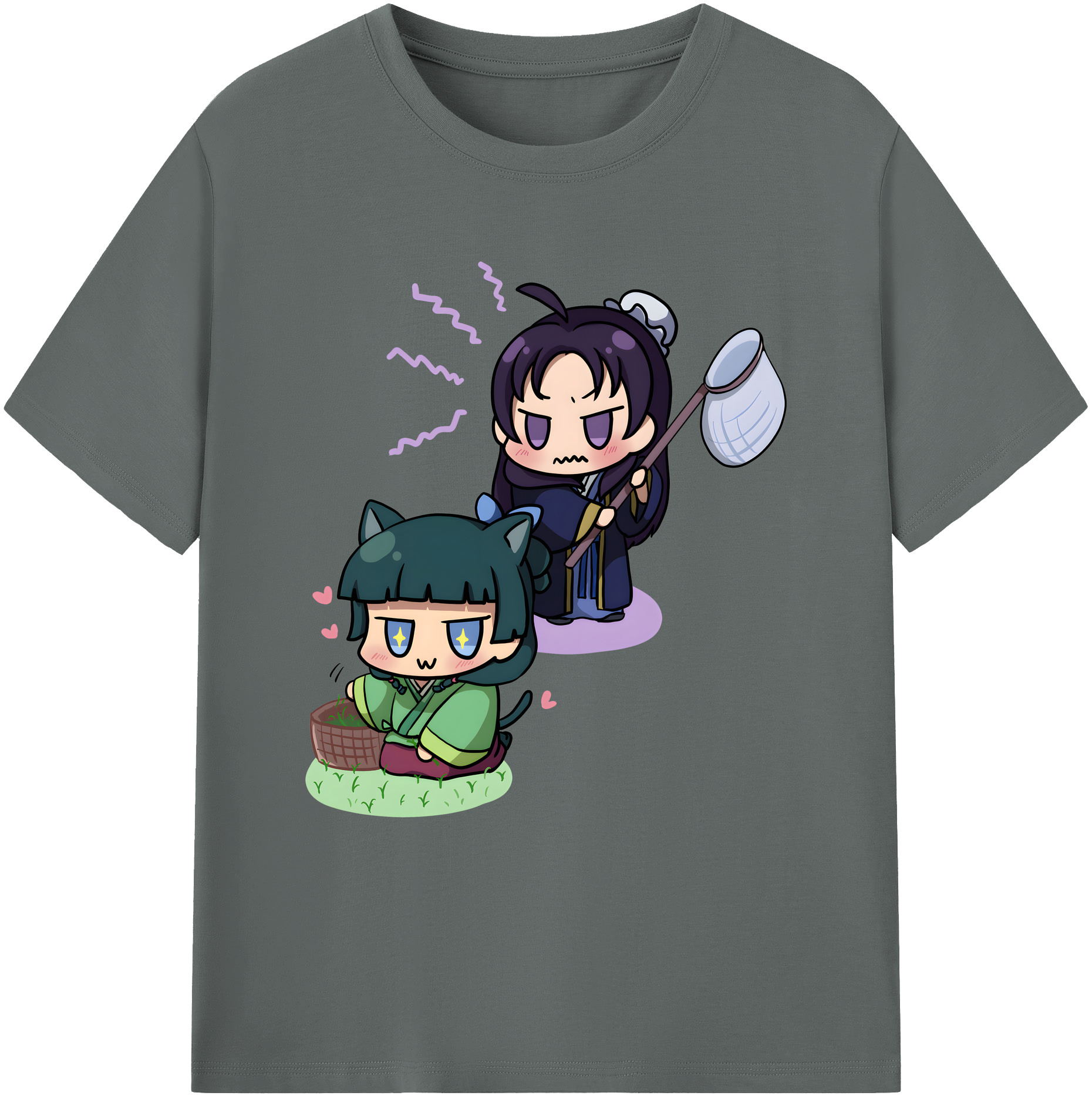 （画像用） 薬屋のひとりごと The Apothecary Diaries 綿100％ メンズ半袖Tシャツ｜肌触りやわらか＆通気性